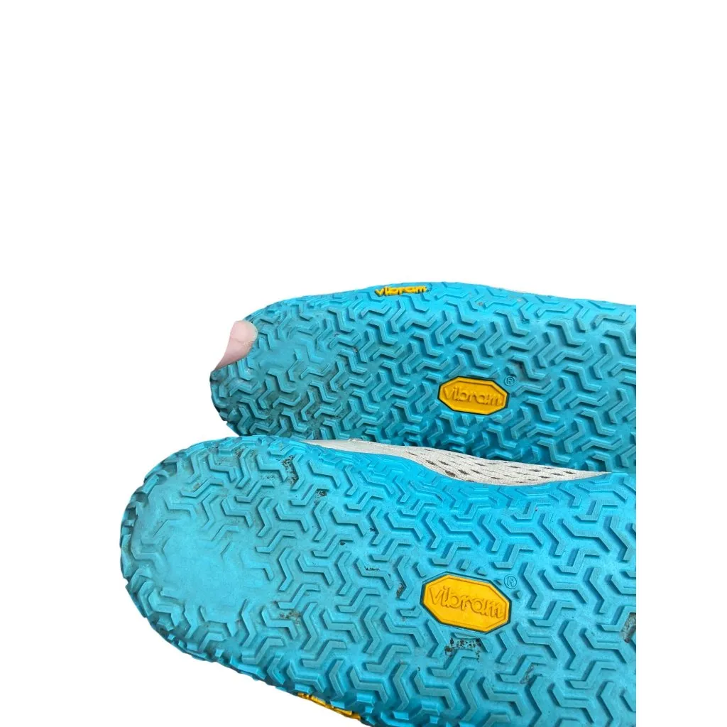 Merrell Vaport Glove 6 Womans tan blue vibram Trail running sneakers Sz 9 - Image 14