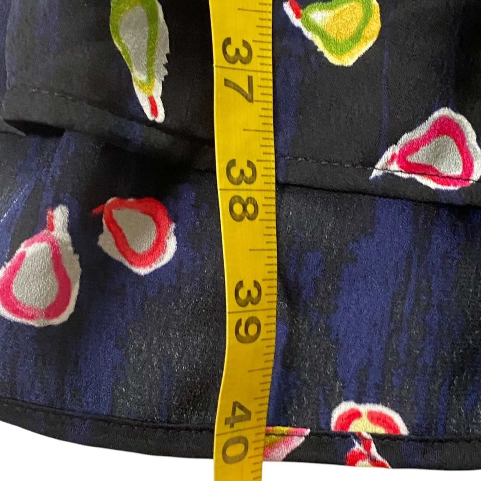 NIC+ZOE Dress XL Long Sleeve Mini Boho Party Pears Shirtdress Relaxed Bohemian - Image 10