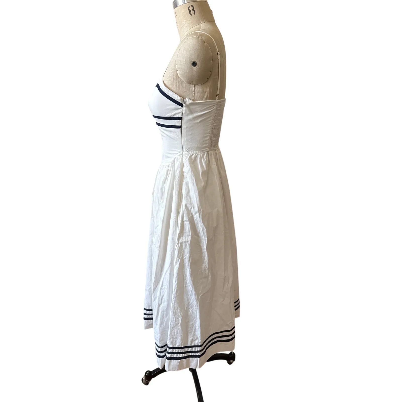 Moon River Sleeveless Midi Dress in White Size XS XSmall - Image 3