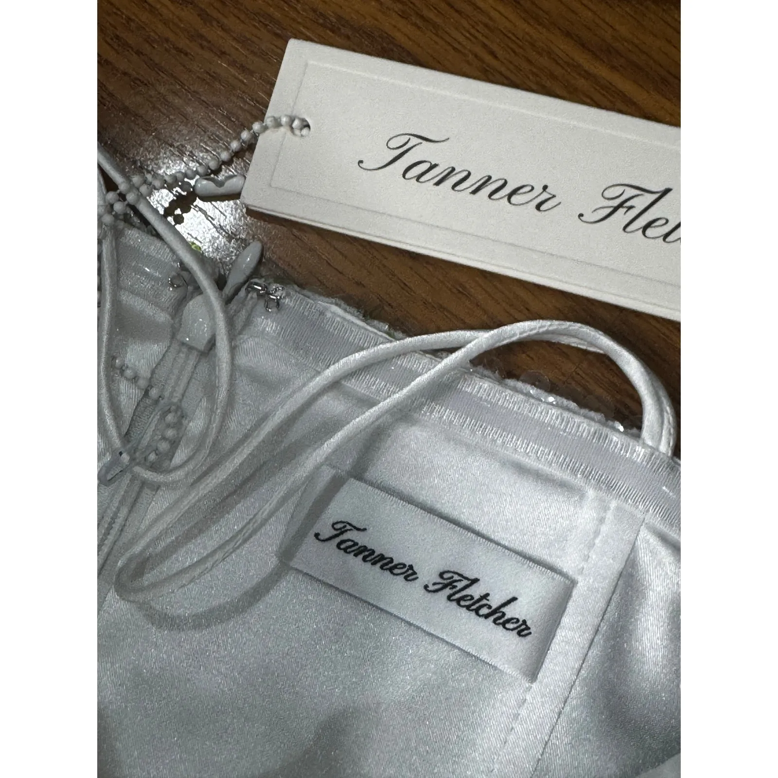 Tanner Fletcher Marilyn Floral Sequin Strapless Dress 1 / US 4 - Image 3