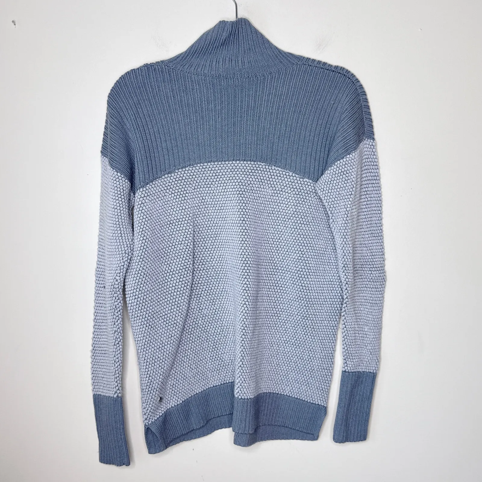 Lululemon Warm & Restore Sweater Magnet Grey Starlight Merino Wool Large *FLAW‎ - Image 7