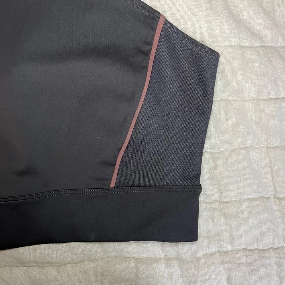 Under Armour Misty Copeland Asymmetrical Gray Sports Bra Crop Top Size Small - Image 6