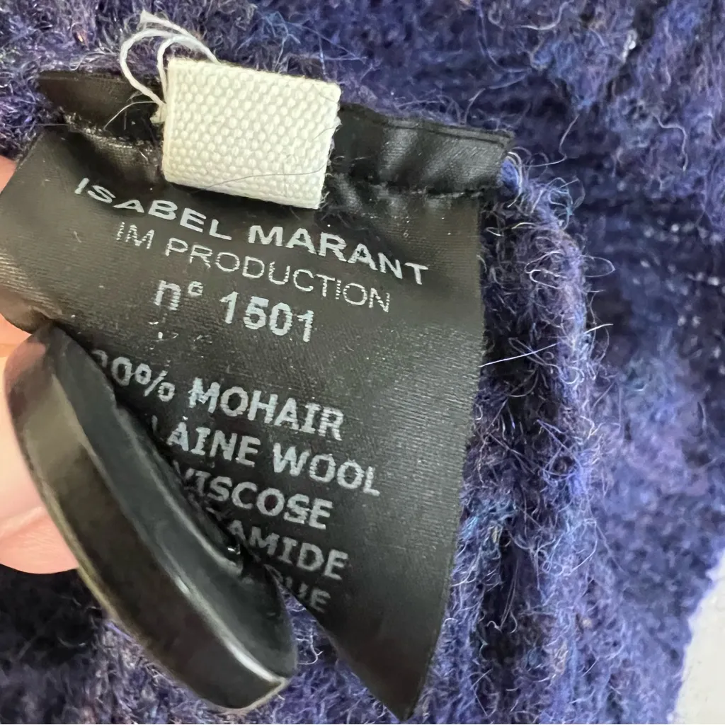 Isabel Marant Etoile Mohair Cardigan Sweater Oversized Sz 42 /XL - Image 7