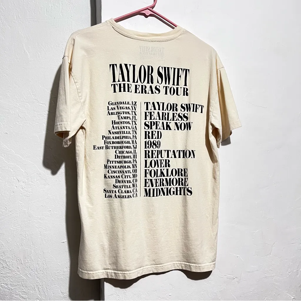 Taylor Swift Graphic Cream Tee - Image 4