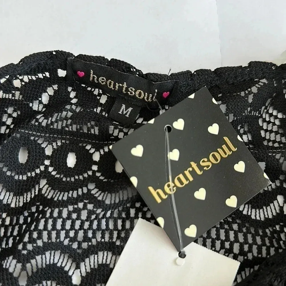 HeartSoul Black Top Sz M Size M - Image 2