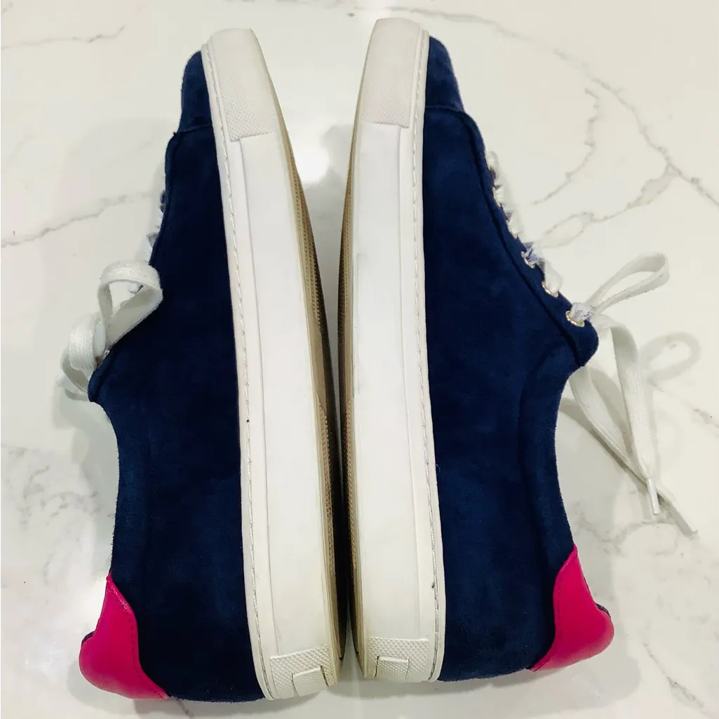 Cute comfy genuine suede leather loafers 💙💜 Pink Size 9.5 - Image 7