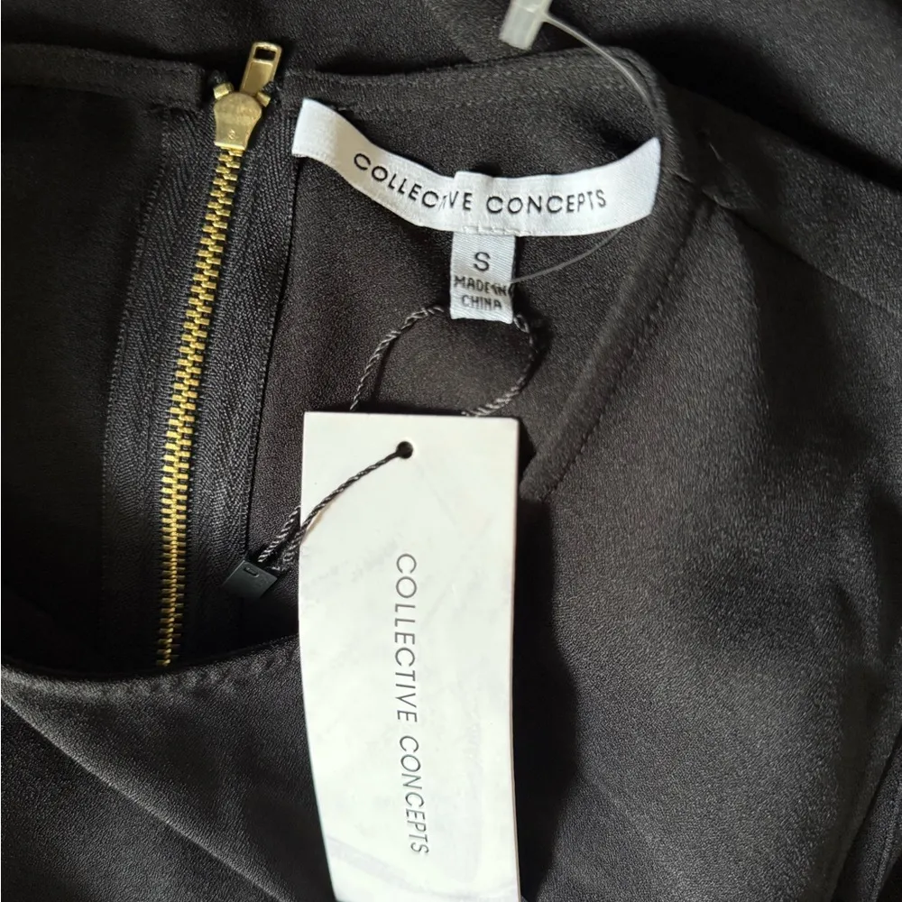 Collective Concepts Black Zipper Dress (NWT) - Image 3