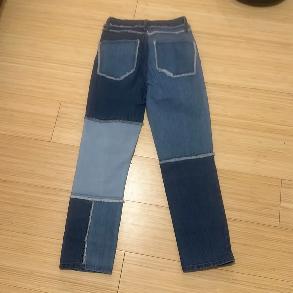 Wild Fable Color block patch jeans - Image 4