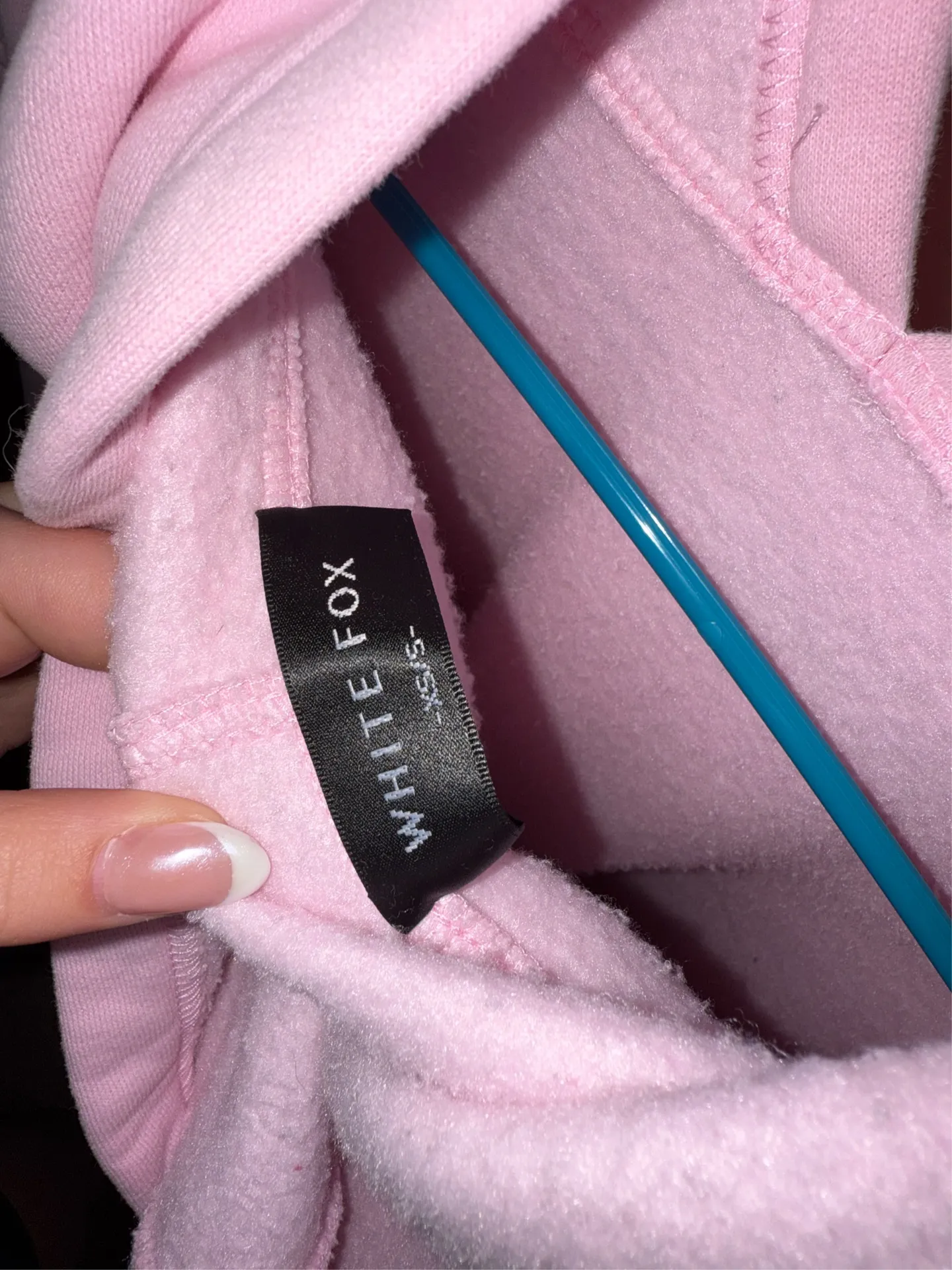 White Fox Hoodie Boutique Oversized - Image 3