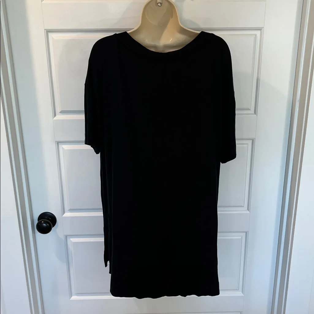 SOMA pajama top Size Large Black - Image 3