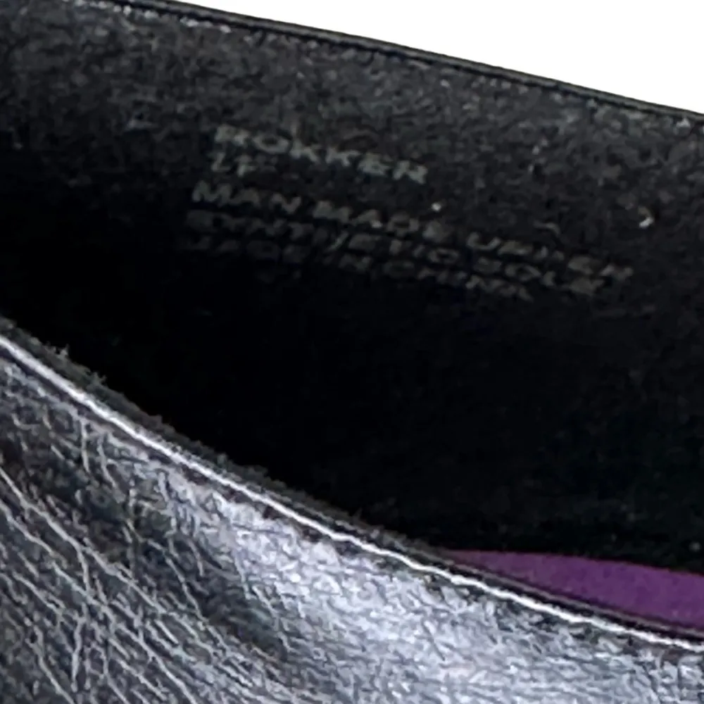 Madden Girl Black Leather Rokker Ruffled Zipper Bootie 4 Inch Heels Womens 11 - Image 14