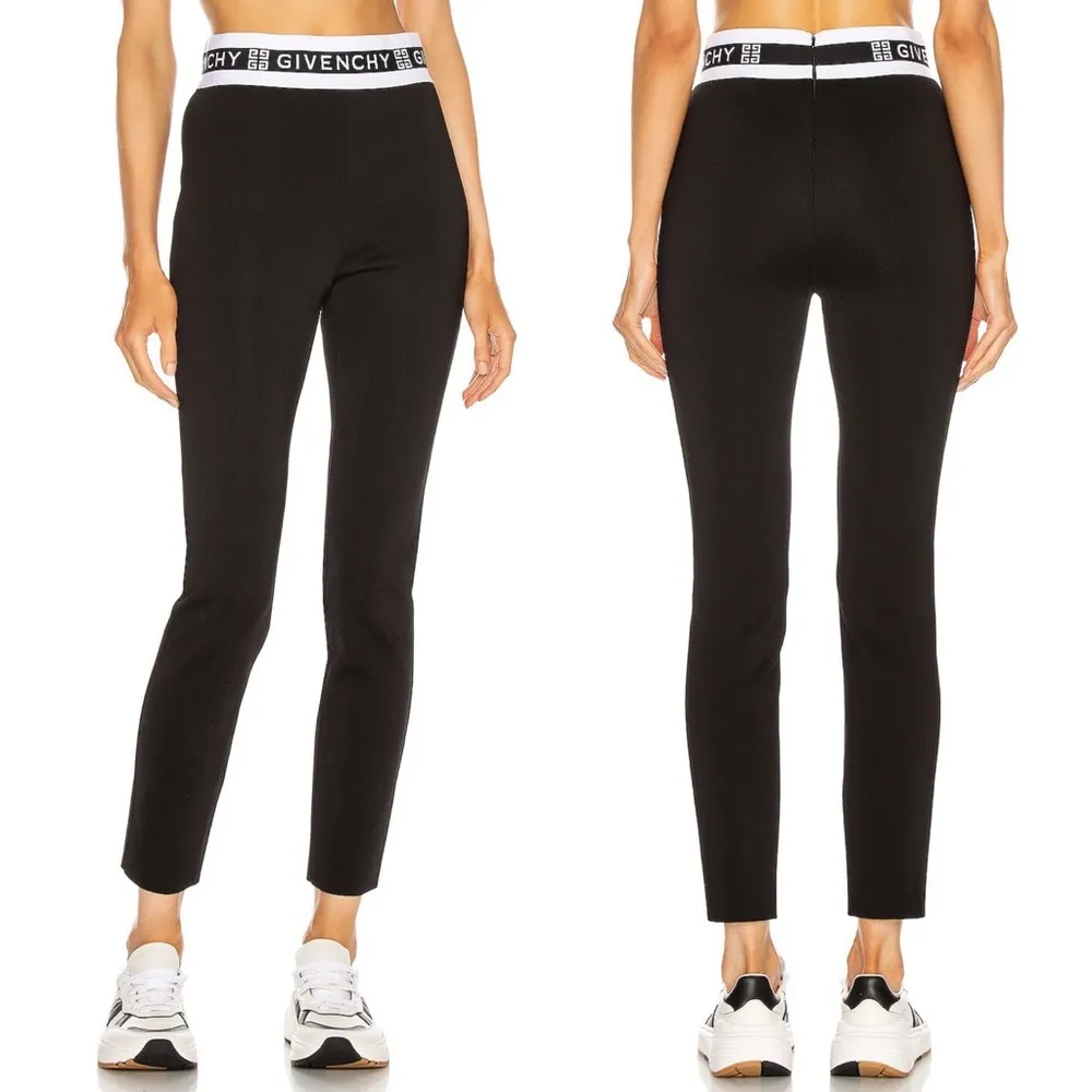 Givenchy Logo Elastic Waistband Legging in Black - Image 2