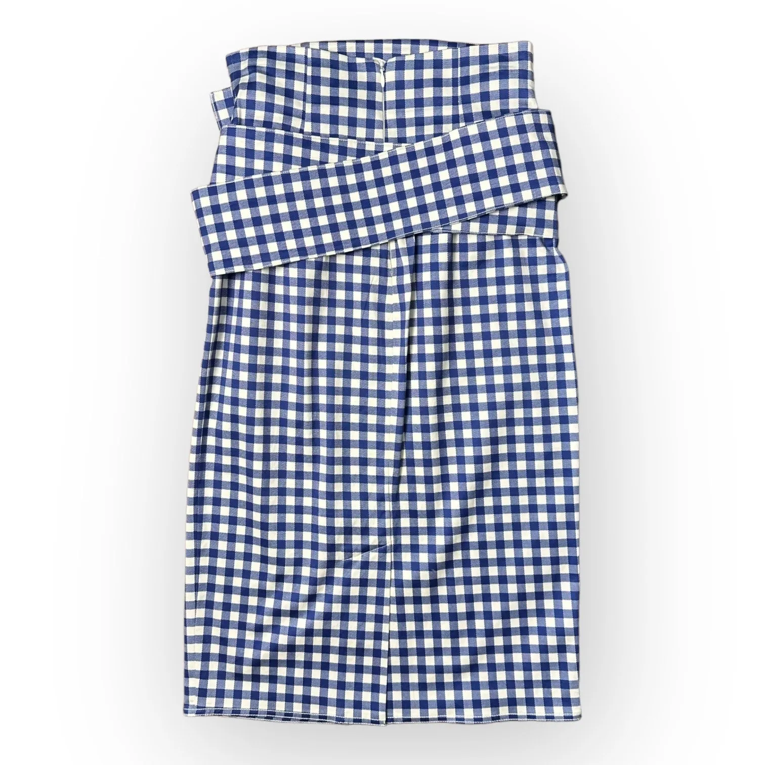 Silvia Tcherassi Blue Gingham Saturnio Skirt‎ Size Small - Image 3