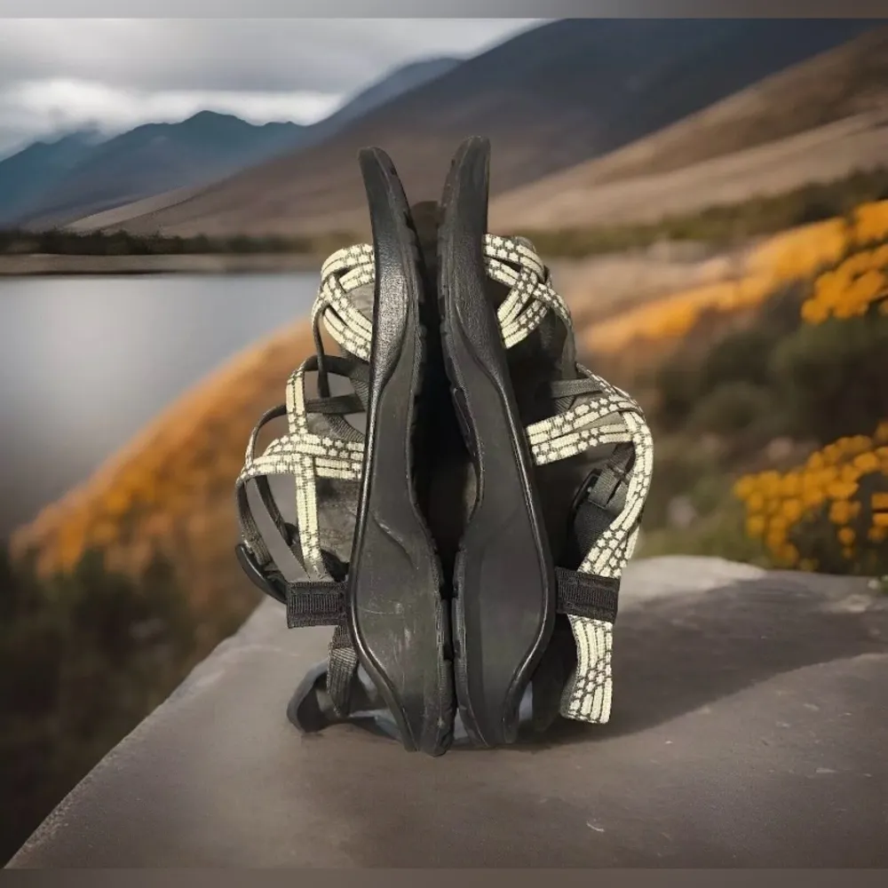 Chaco ZX/2 Yampa Womens Size 8 US Gray Strappy Sport Hiking Slingback Sandals - Image 8