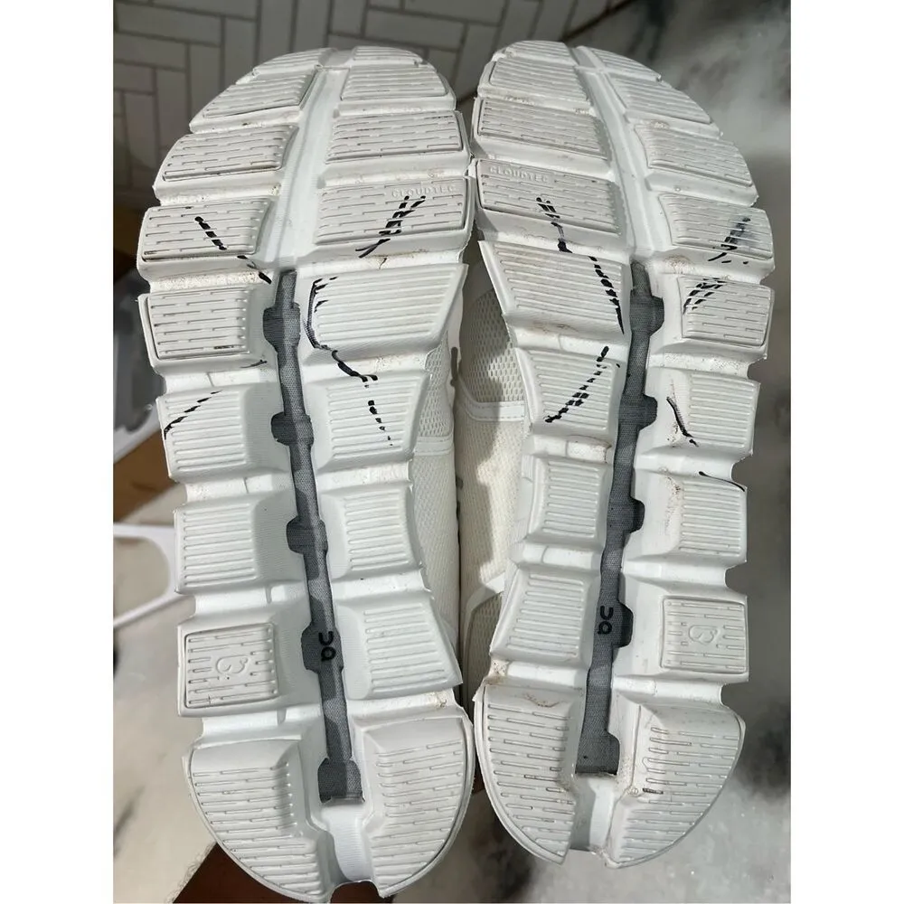 On Cloud Running Shoes Women’s Size 11 White Swiss Engineering CloudTec EU43 - Image 7