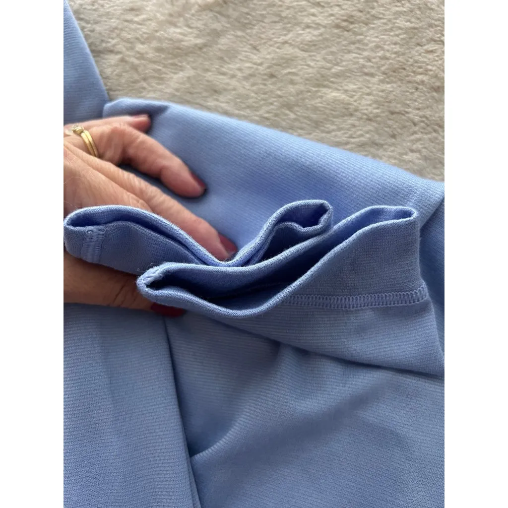 Patagonia Womens Capilene Lightweight Pants L Blue 100% Polyester Made In USA - Image 8