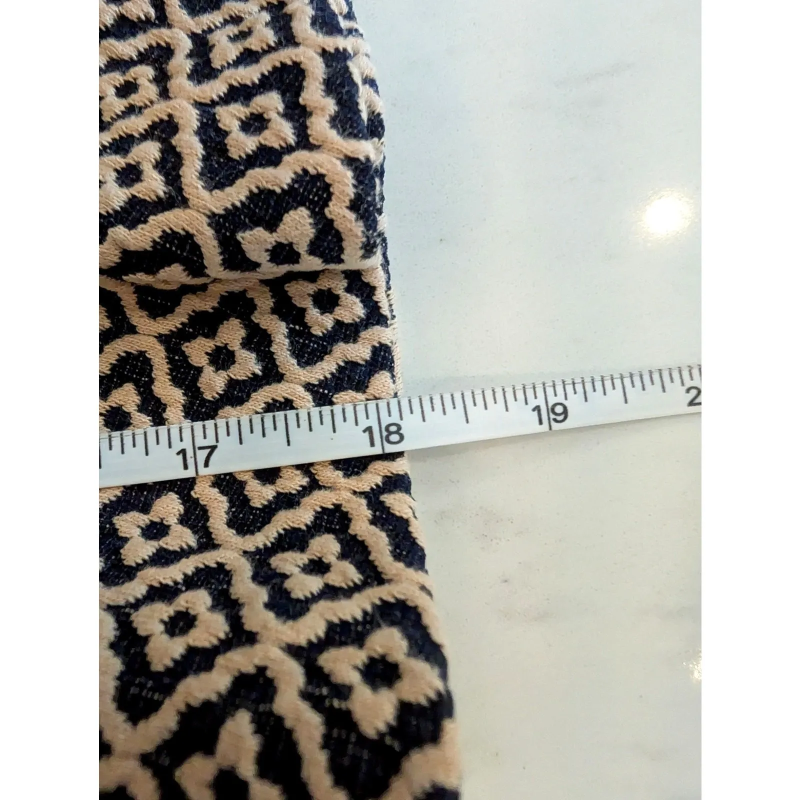 LOFT Petite Geometric Print Ruffle Hem Mini Skirt Size XSP Office Career Casual - Image 6