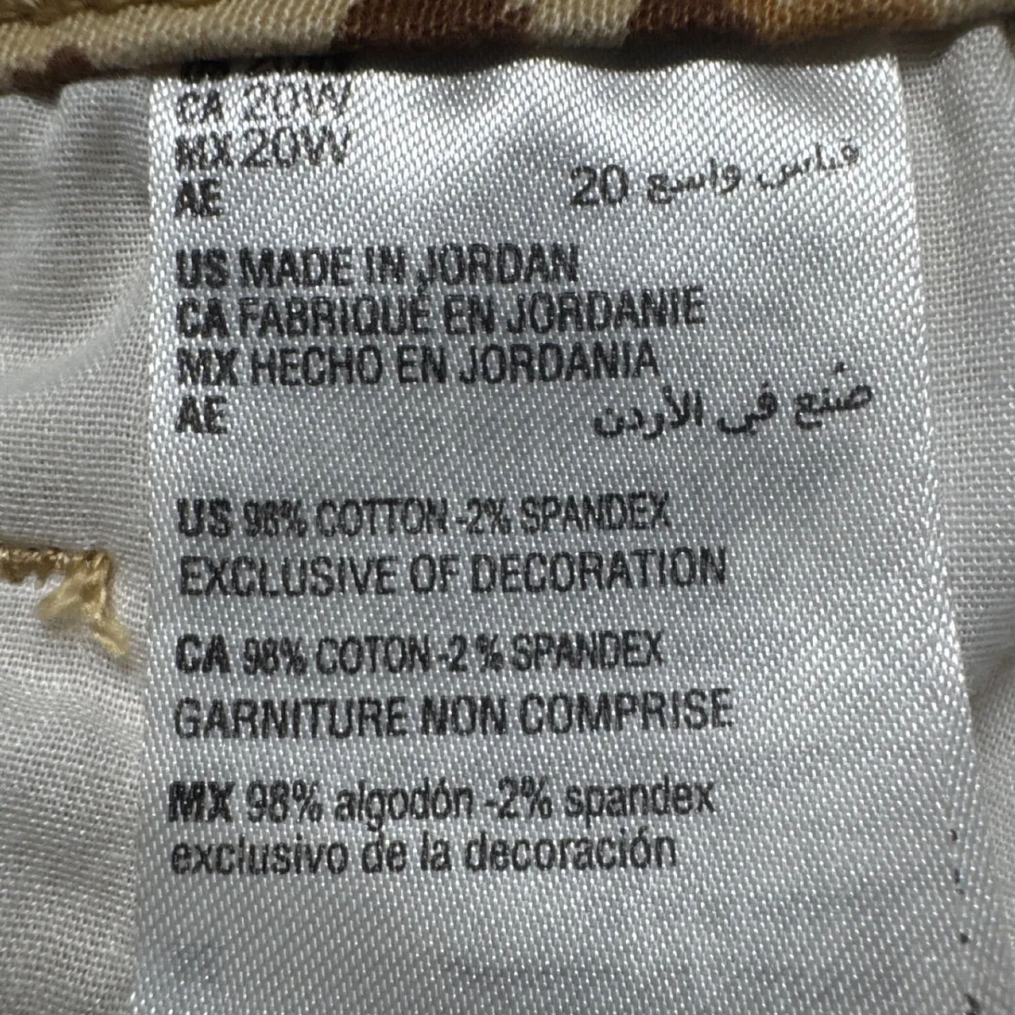 Style & Co Plus Size 20W Leopard Print Skinny Mid Rise Curvy Fit Jeans - Image 4