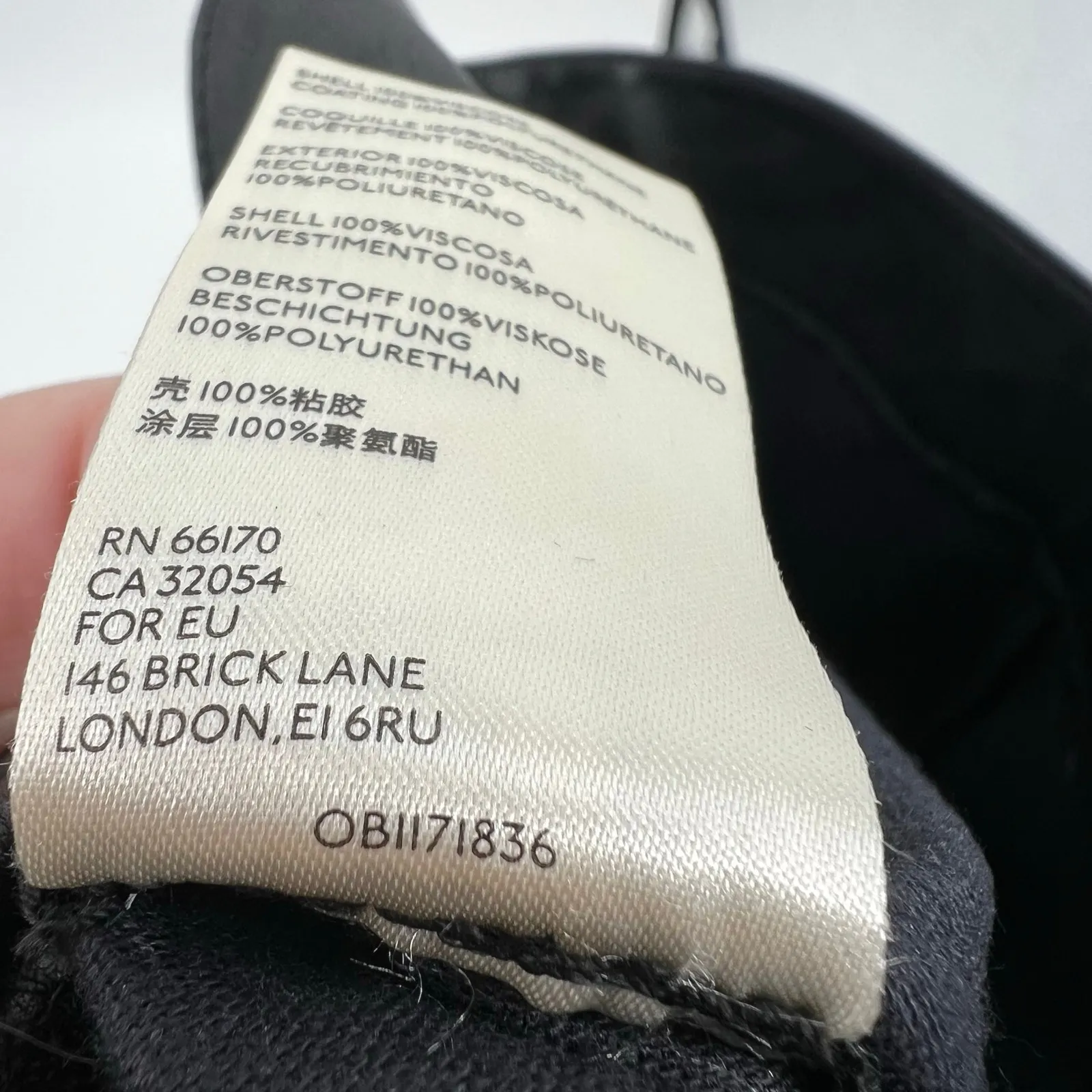 Free People we the free Sasha Croped Kick Flare Vegan Faux Leather Pants size 4 - Image 10