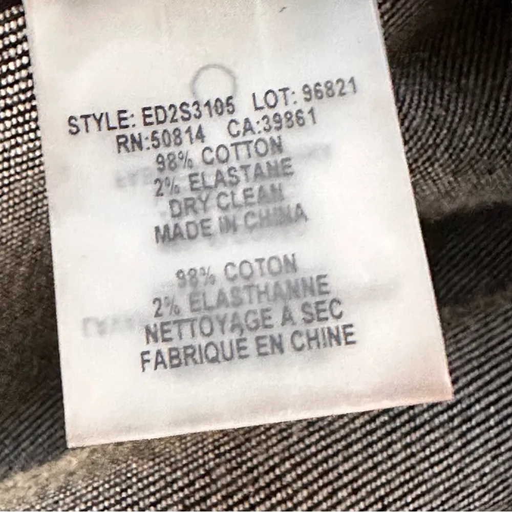 🌹HP🌹 ELIE TAHARI Black Waxed Denim Jacket with Lace Back - Image 16