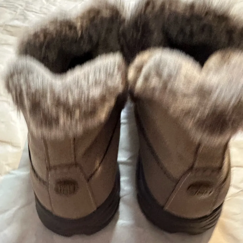 Jbu  Taupe Fur-Lined Winter Boots - Image 8