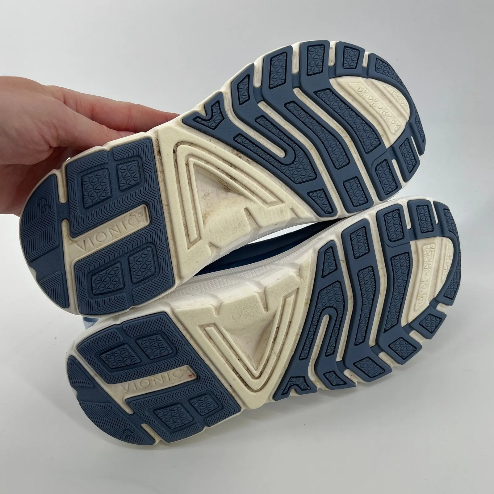 Vionic Women 7.5 WIDE Walk Max Sneaker Skyway Blue Fabric Arch Support Orthotic - Image 7