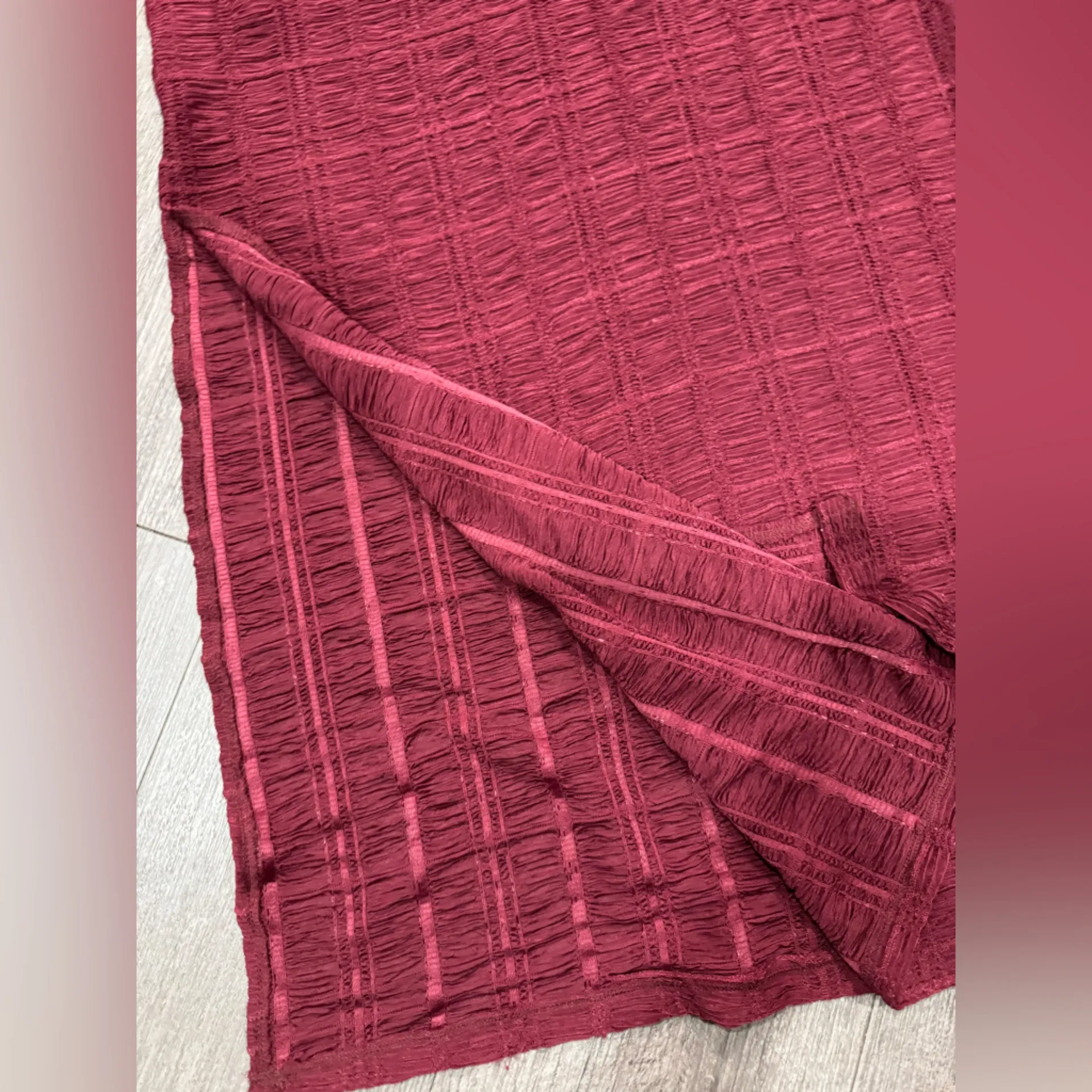 Topshop Deep Red Maxi Skirt - Image 6