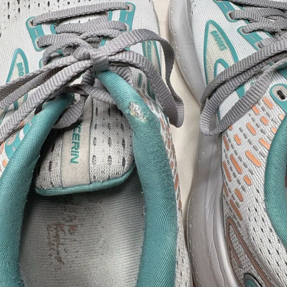 Brooks Glycerin 20 Women's Size 10.5 B  Running Shoes Oyster Coral Latigo Bay - Image 2