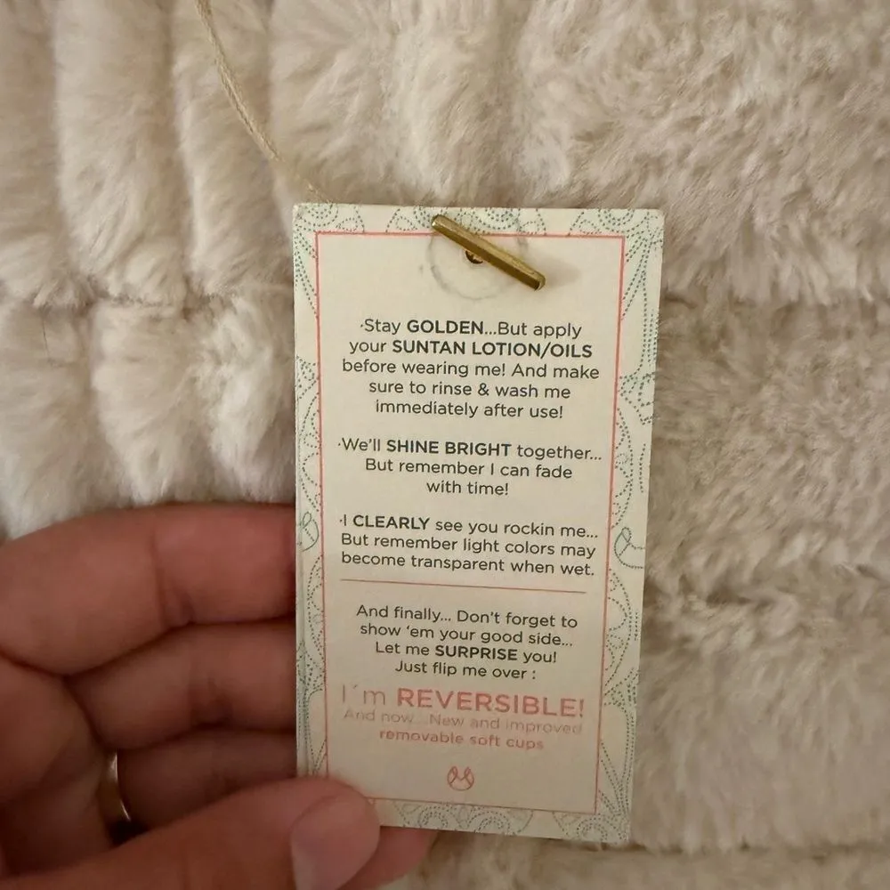 MAAJI ROMANTIC FLIRT REVERSIBLE THIN SIDE BIKINI BOTTOM NWT SIZE L - Image 10