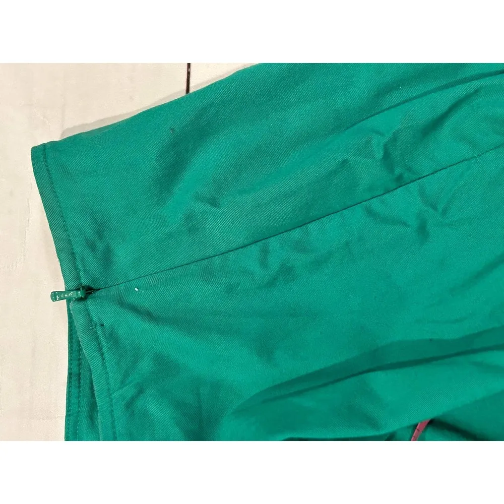 Requirements Green Casual Novelty Cropped Capri Pant Pink Flamingo Size 14 - Image 59