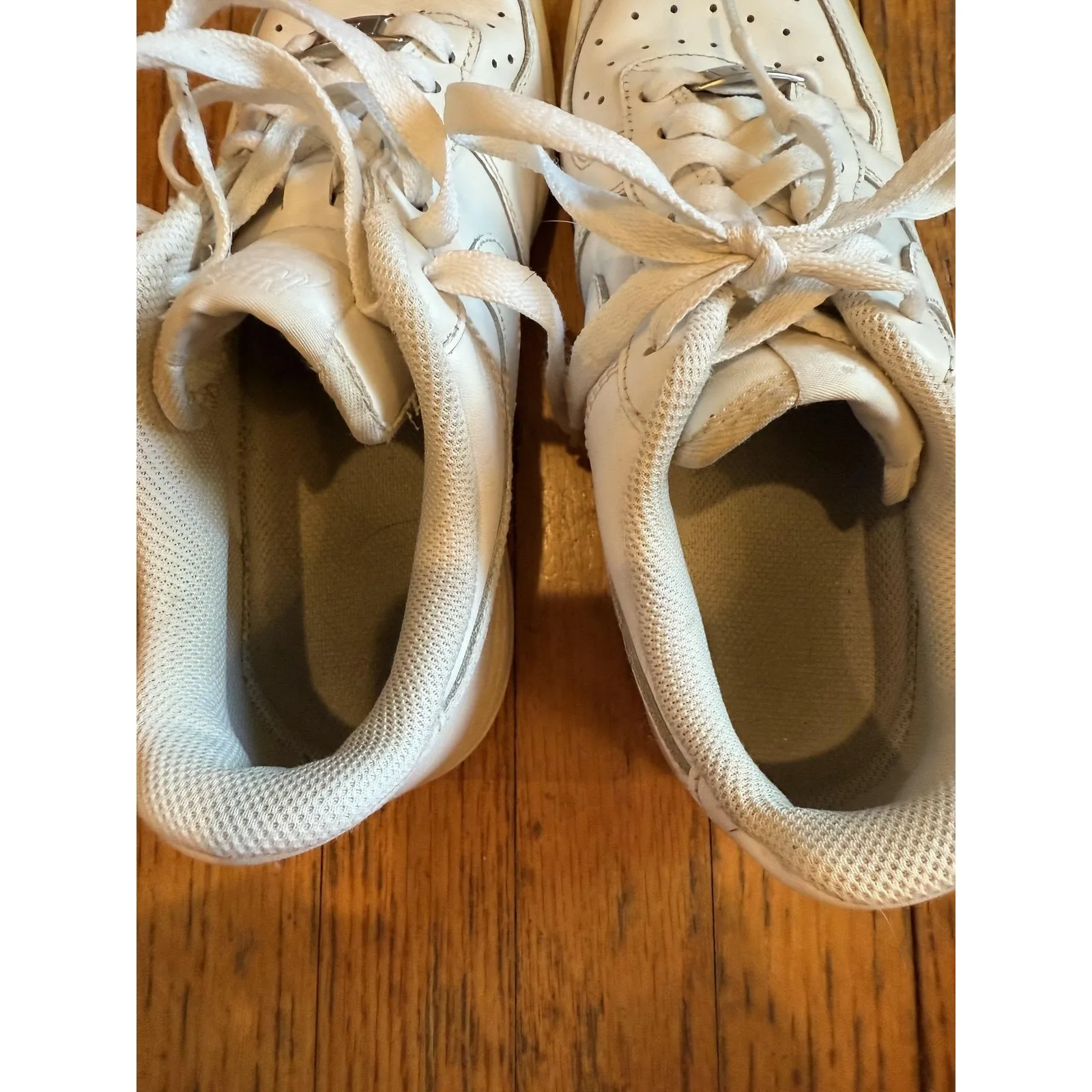 Nike Air Force 1 Shoes Womens Size 8 Low Top Leather 315115-112 Sneakers Clean - Image 8