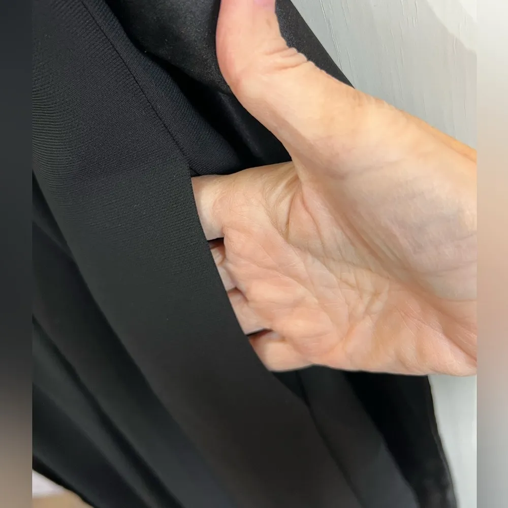 MAGGY LONDON Luxurious Crepe & Silk Dress Size 4 - Image 10