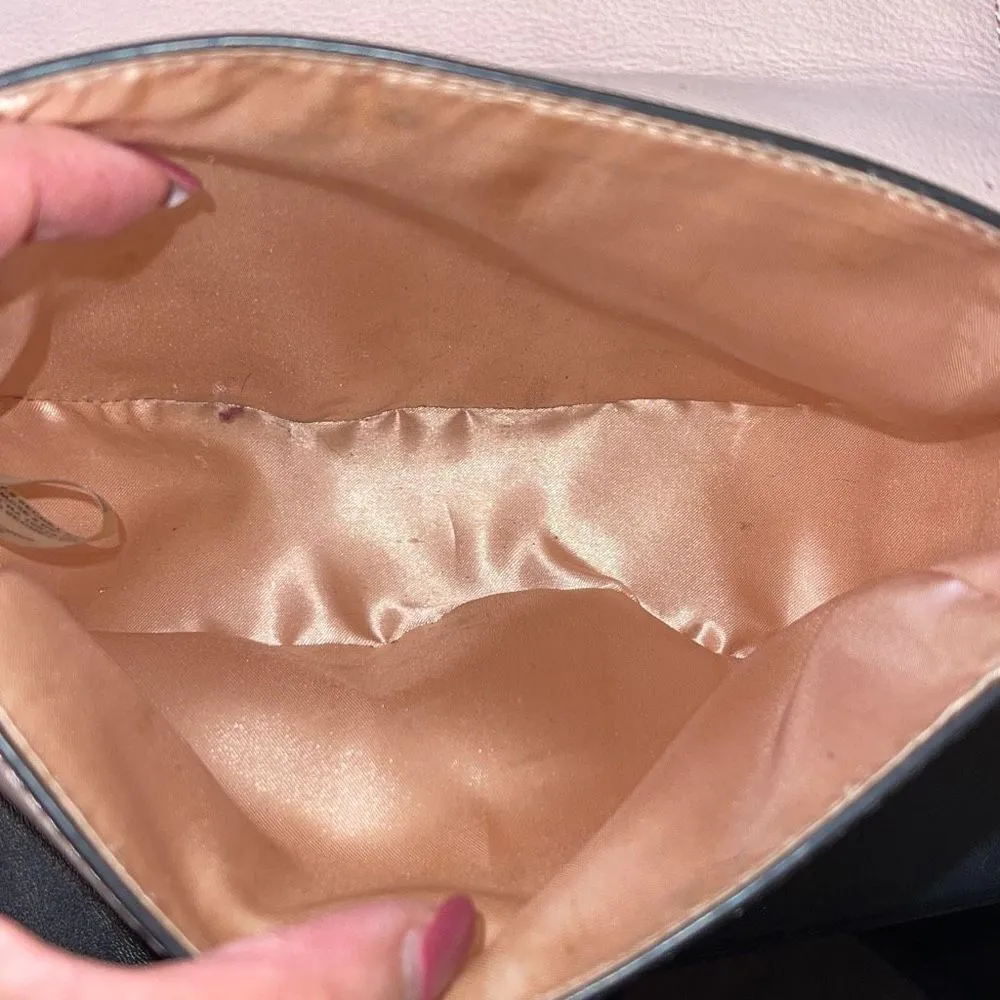 PINK AND H&M Womens Crossbody Bag Purse Shoulder 2 Pc Bundle Black Pink Small‎ - Image 8