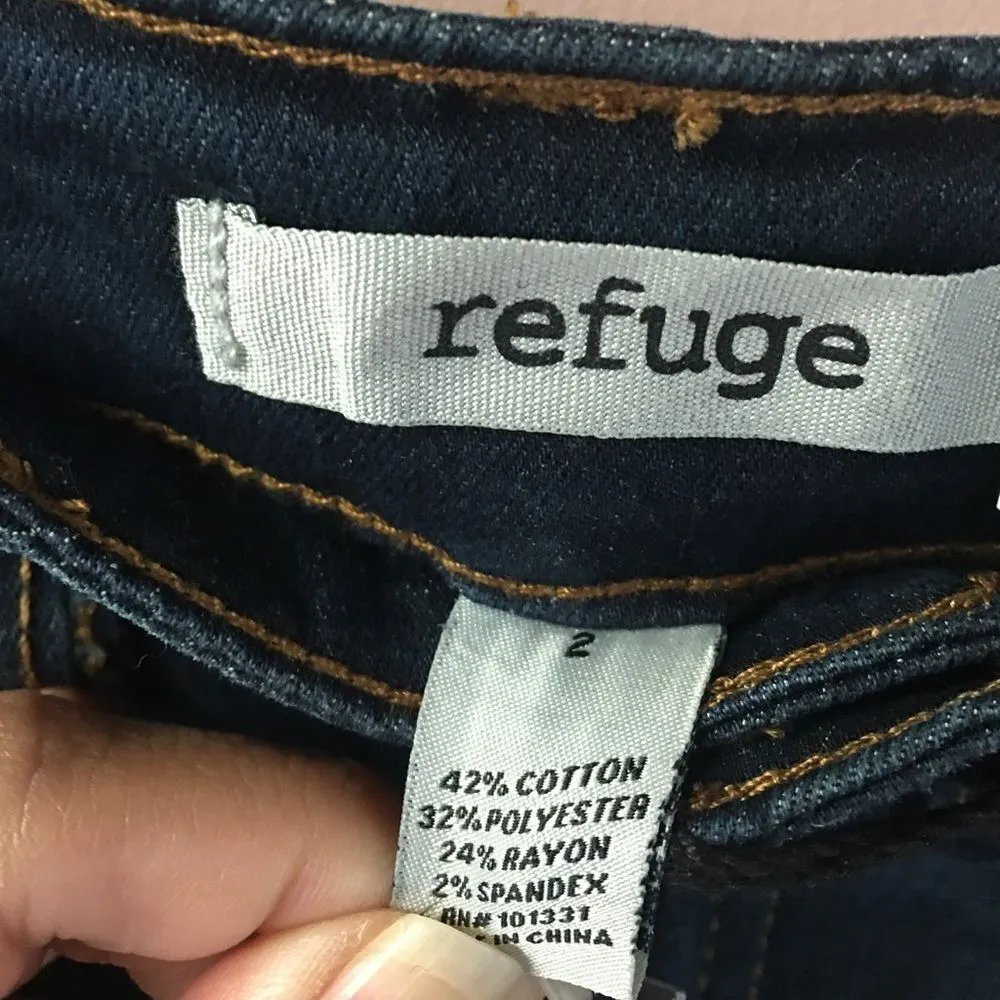 Charlotte Russe Refuge Dark Wash High Waisted Skinny Jeans Size 2 NWT - Image 4