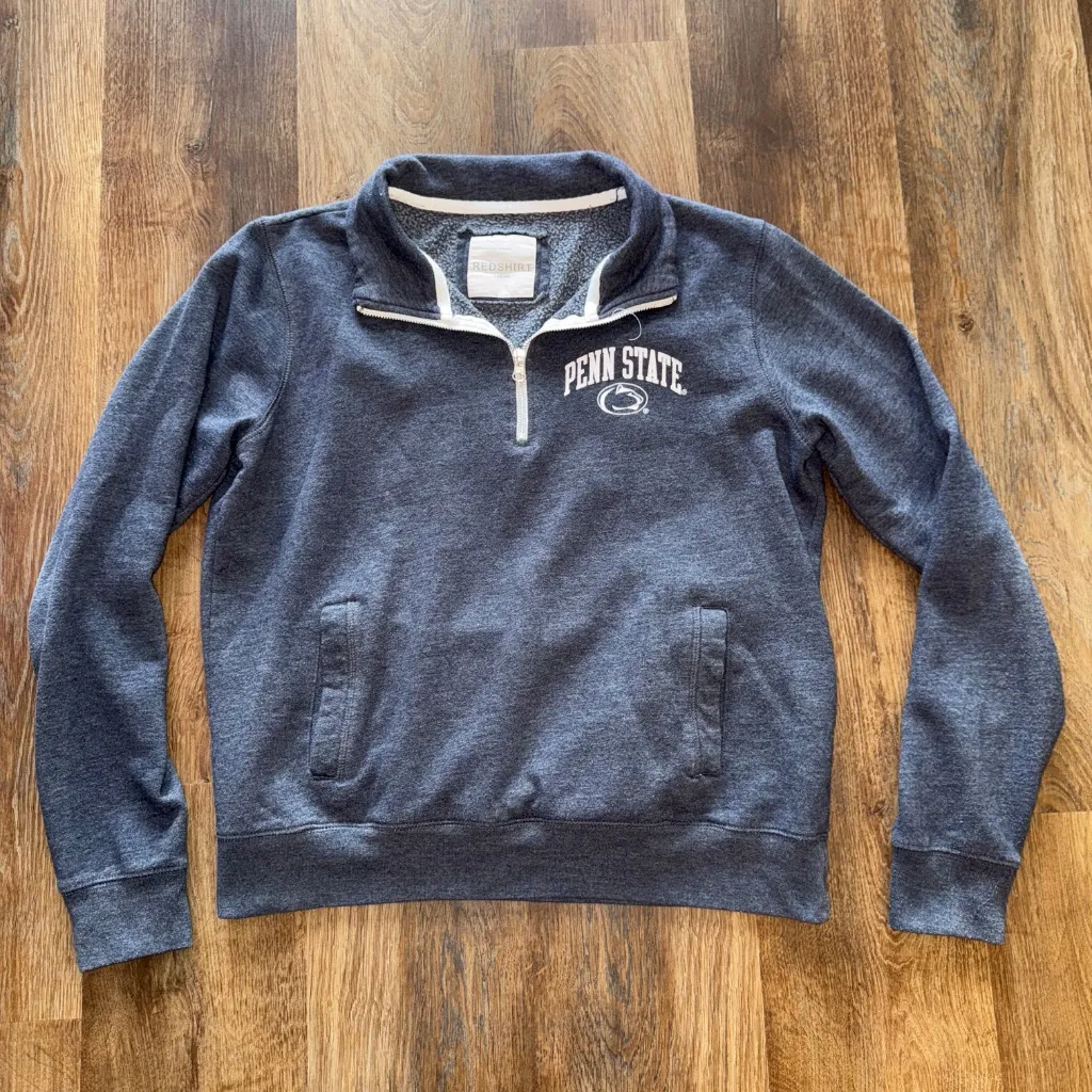 Penn State quarter zip sweatshirt size L Blue Size L - Image 2