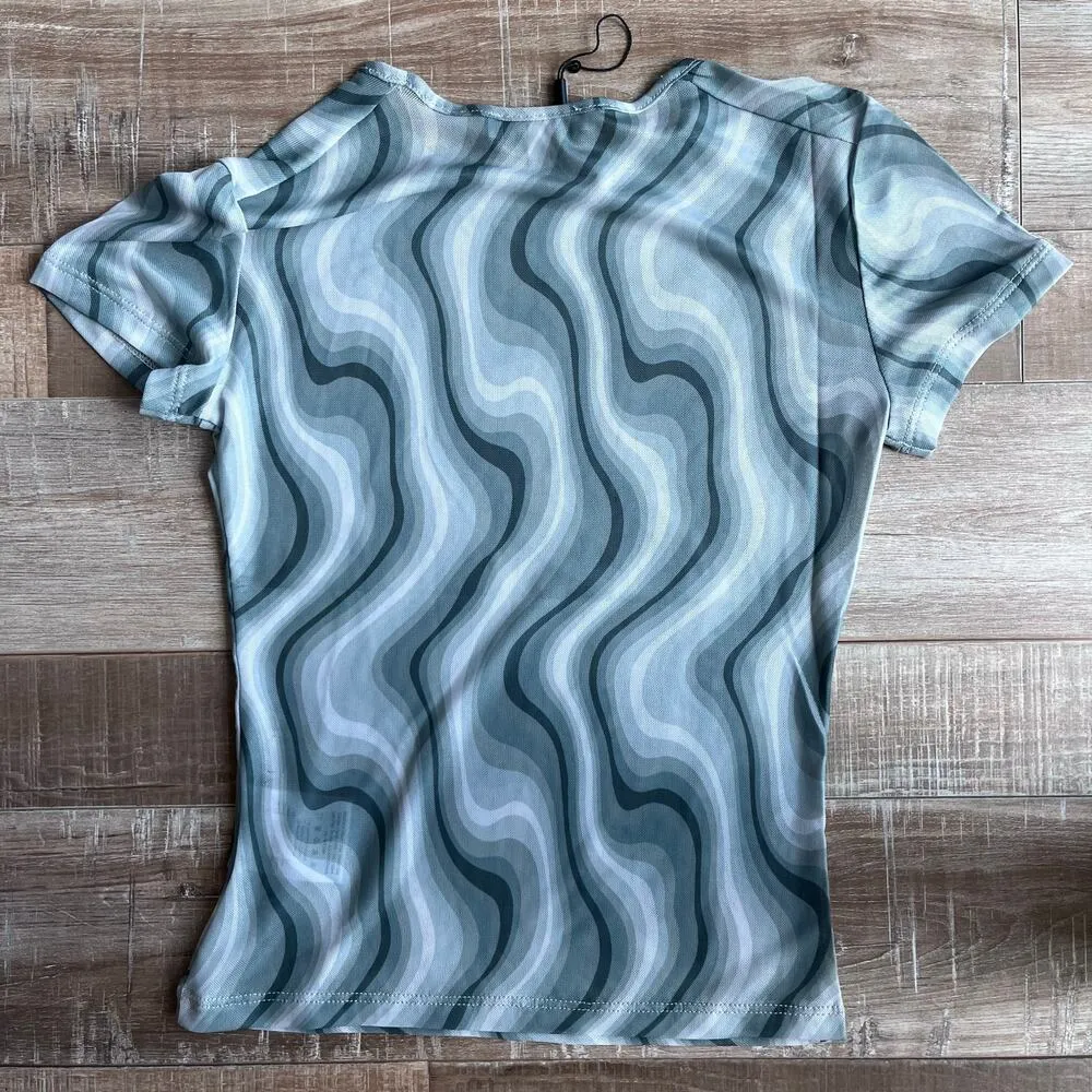 Miaou Moni Baby Tee + Skirt Set in Swerve XS Green - Image 11