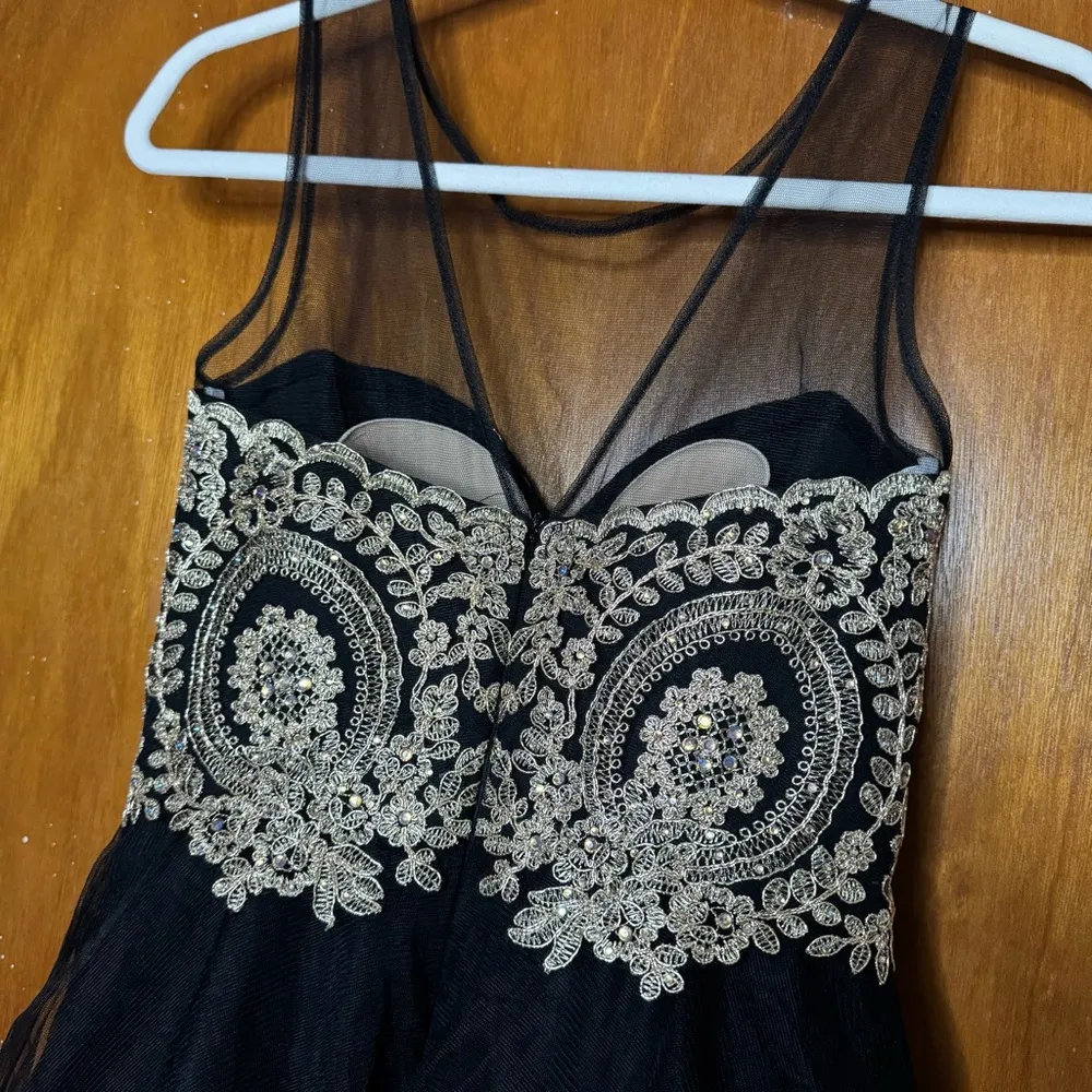 Babyonlinedress Girls Short Prom Homecoming Cocktail Dresses Crystals Applique S Black Size undefined - Image 7