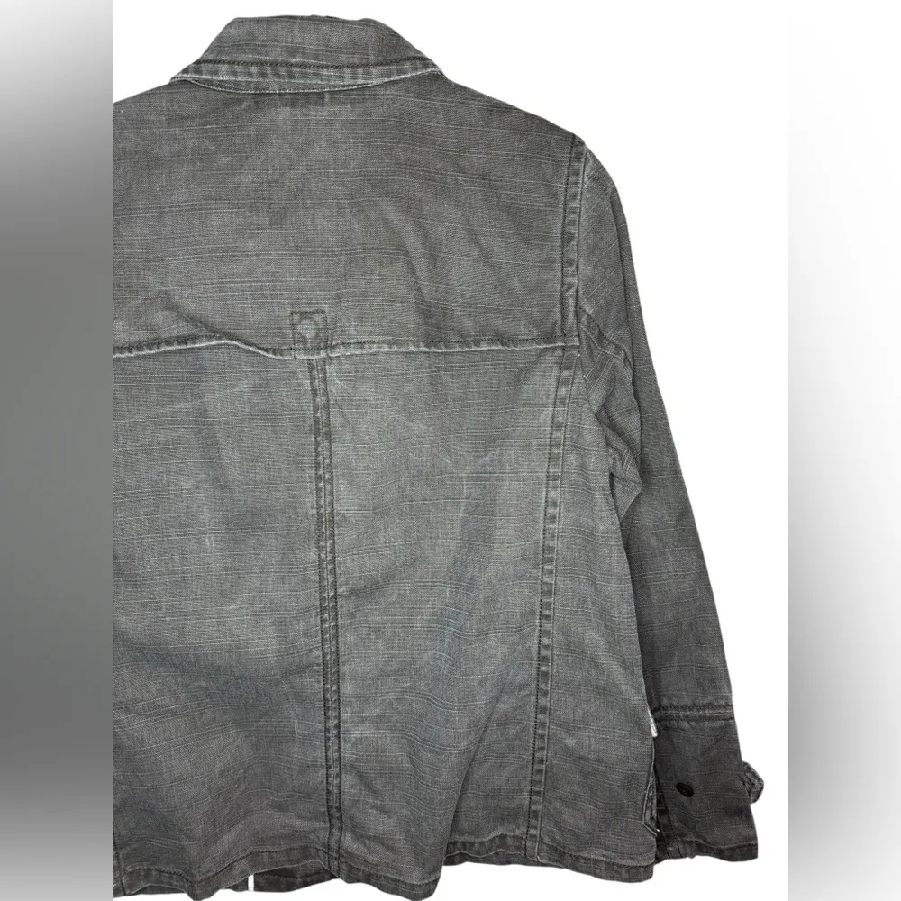 J. Crew Denim Jacket Women’s Size M Grey - Image 6