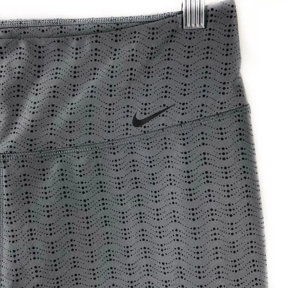 Legend Printed Cropped Tights Medium Gray/Black - Image 2