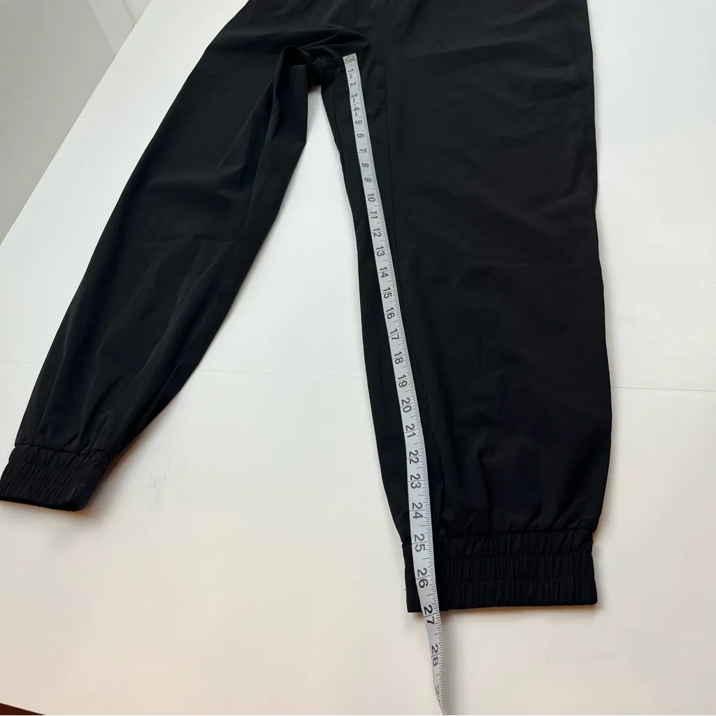 Halara Women High Waisted Elastic Waistband Jogger Pant Black Medium Petite NEW - Image 8