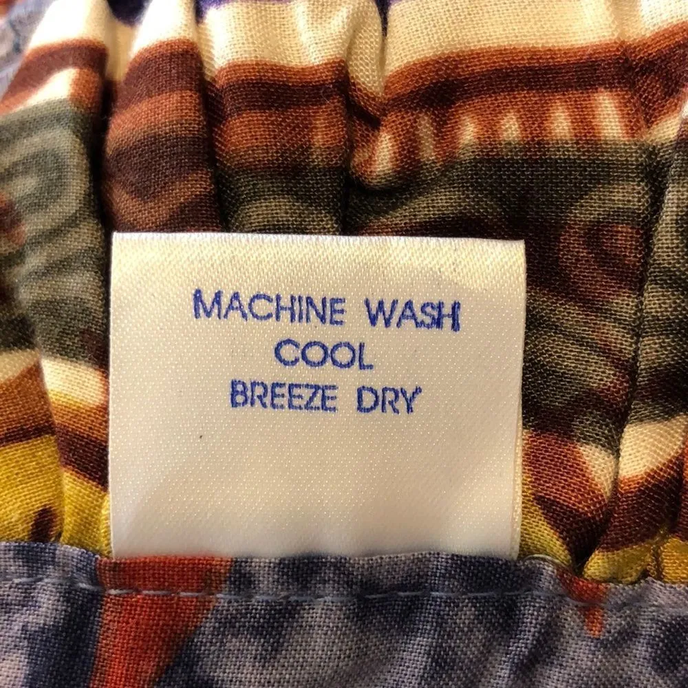 Mamu 2 Piece Tapestry Festival Skirt & Bra Top Blue Size undefined - Image 14