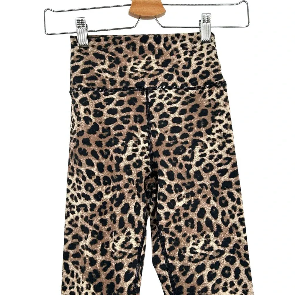 Spiritual Gangster Perfect High‎ Waisted Leggings Leopard Animal Print Size XS - Image 4