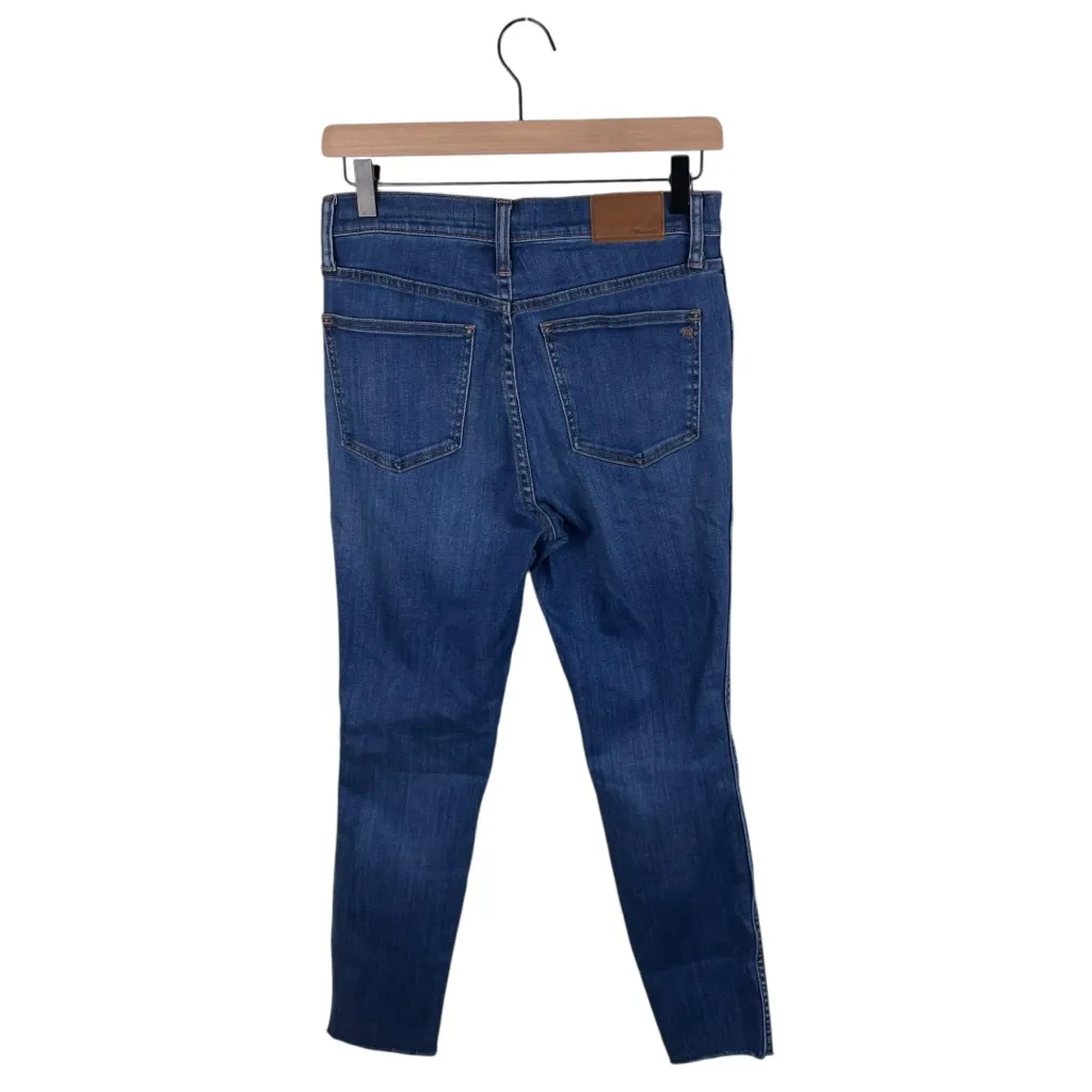 Madewell 10" High-Rise Skinny Crop Jeans Button Front K7520 Women's Size 27 - Image 3