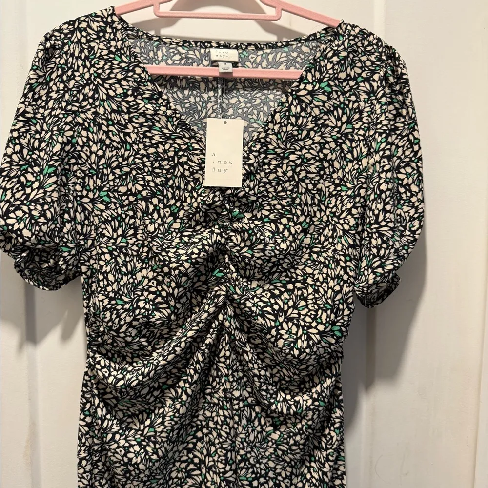 NWT A New Day Black and White High Low maxi Dress size M. Modern feminine fit - Image 3