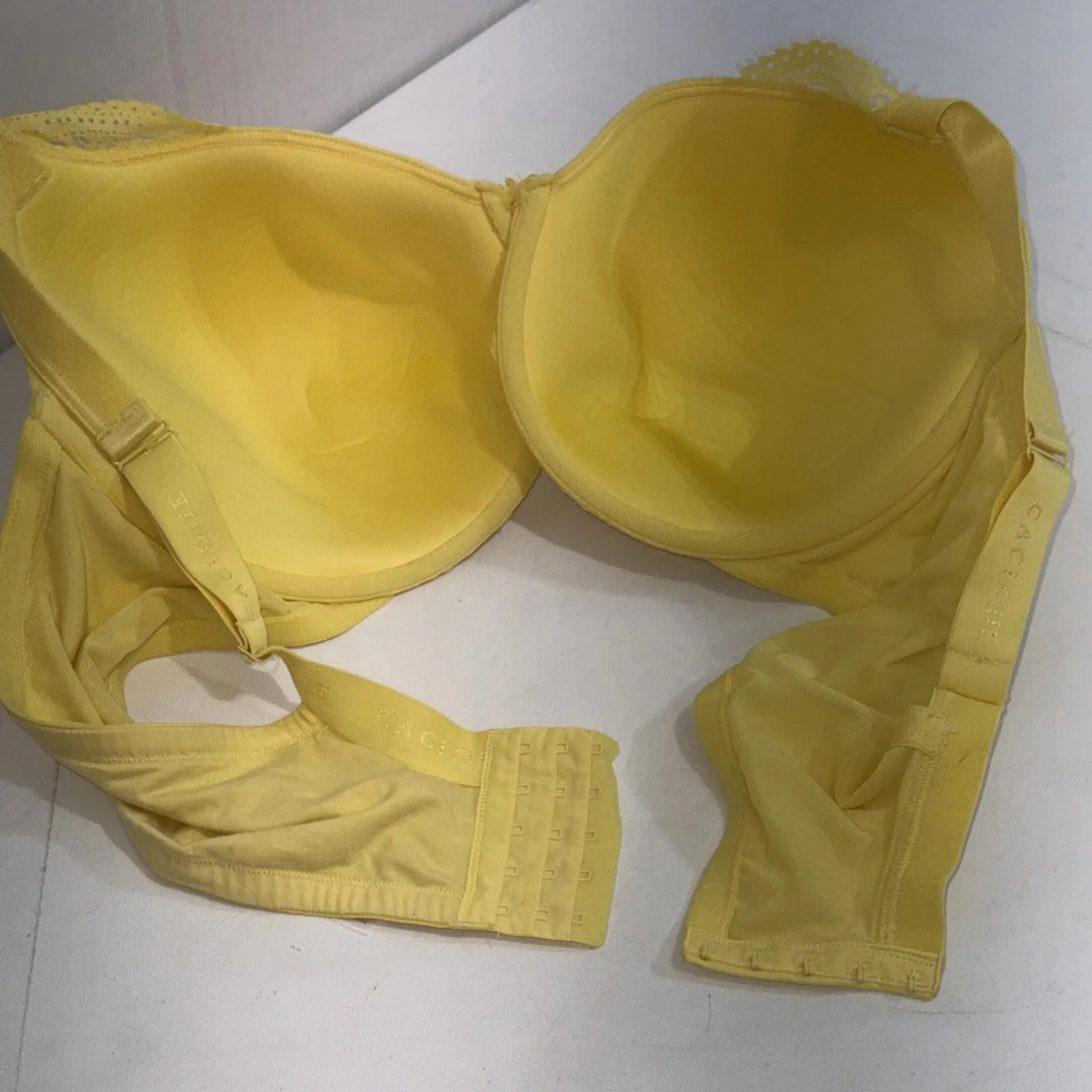 Lane Bryant Cacique Back-Close Lightly Lined T-Shirt Underwire Lace Bra 50D - Image 11