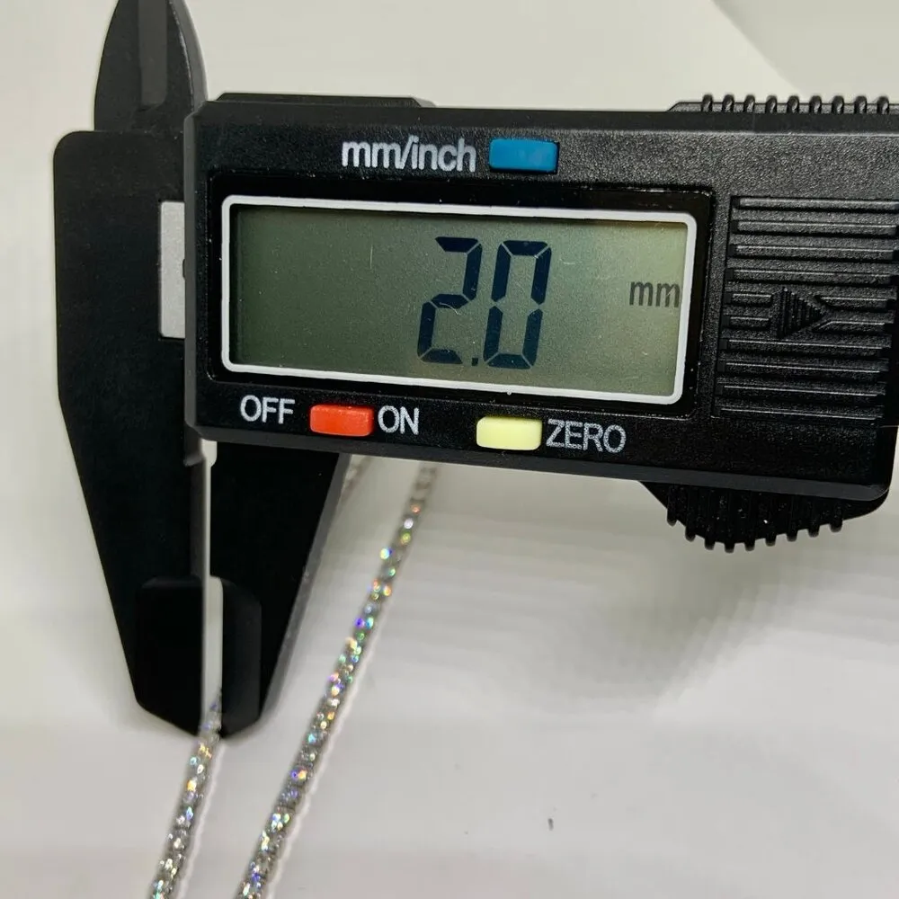 Women’s Heart Crystal Tennis ChokerNecklace Emerald Love Heart silver tone - Image 4