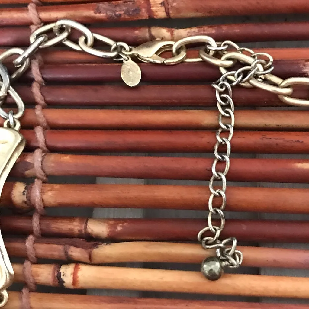 Chico’s Gold Tone Outrageous Bibb Necklace - Image 6