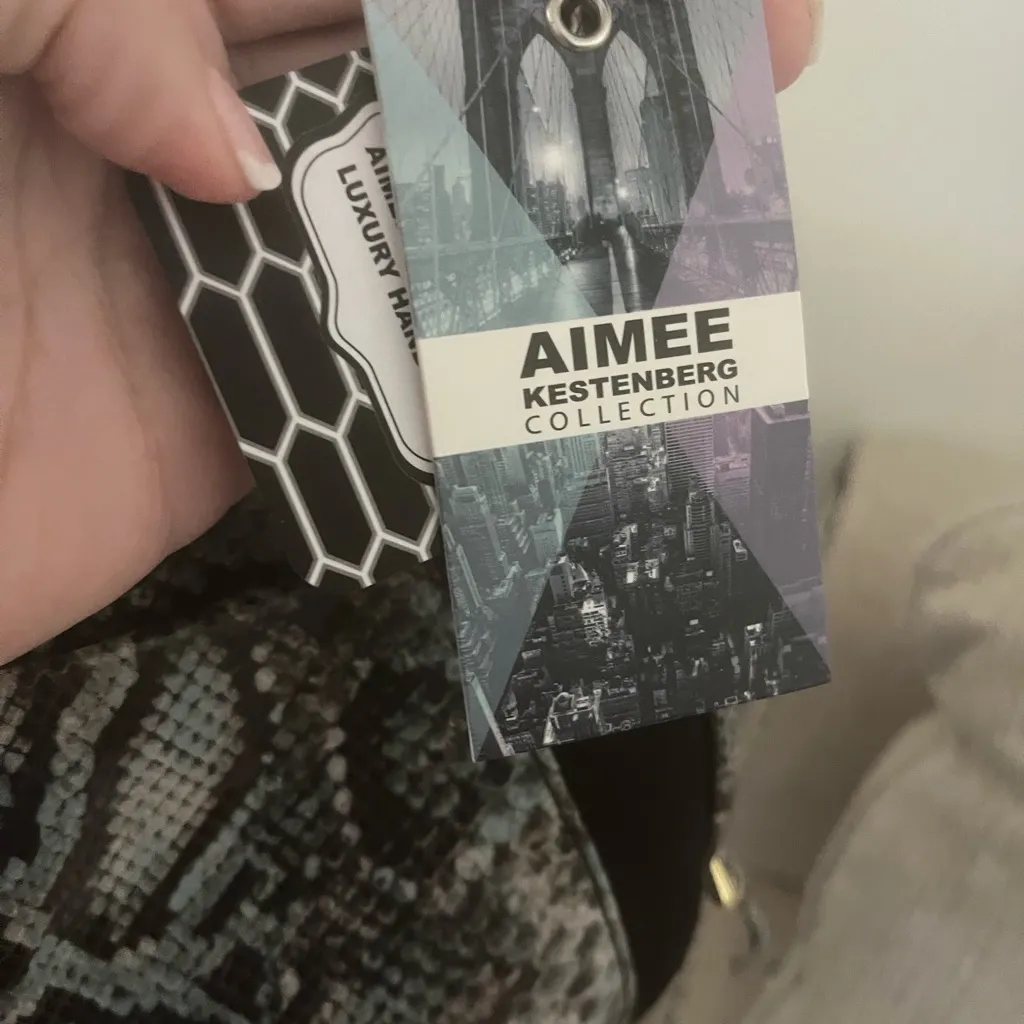 NWT Aimee Kestenberg Snake Print Hobo Bag - Image 2