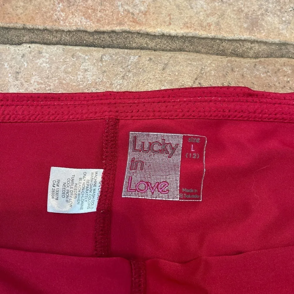 Lucky in love side cinch tennis gold Pickleball skort size L - Image 5