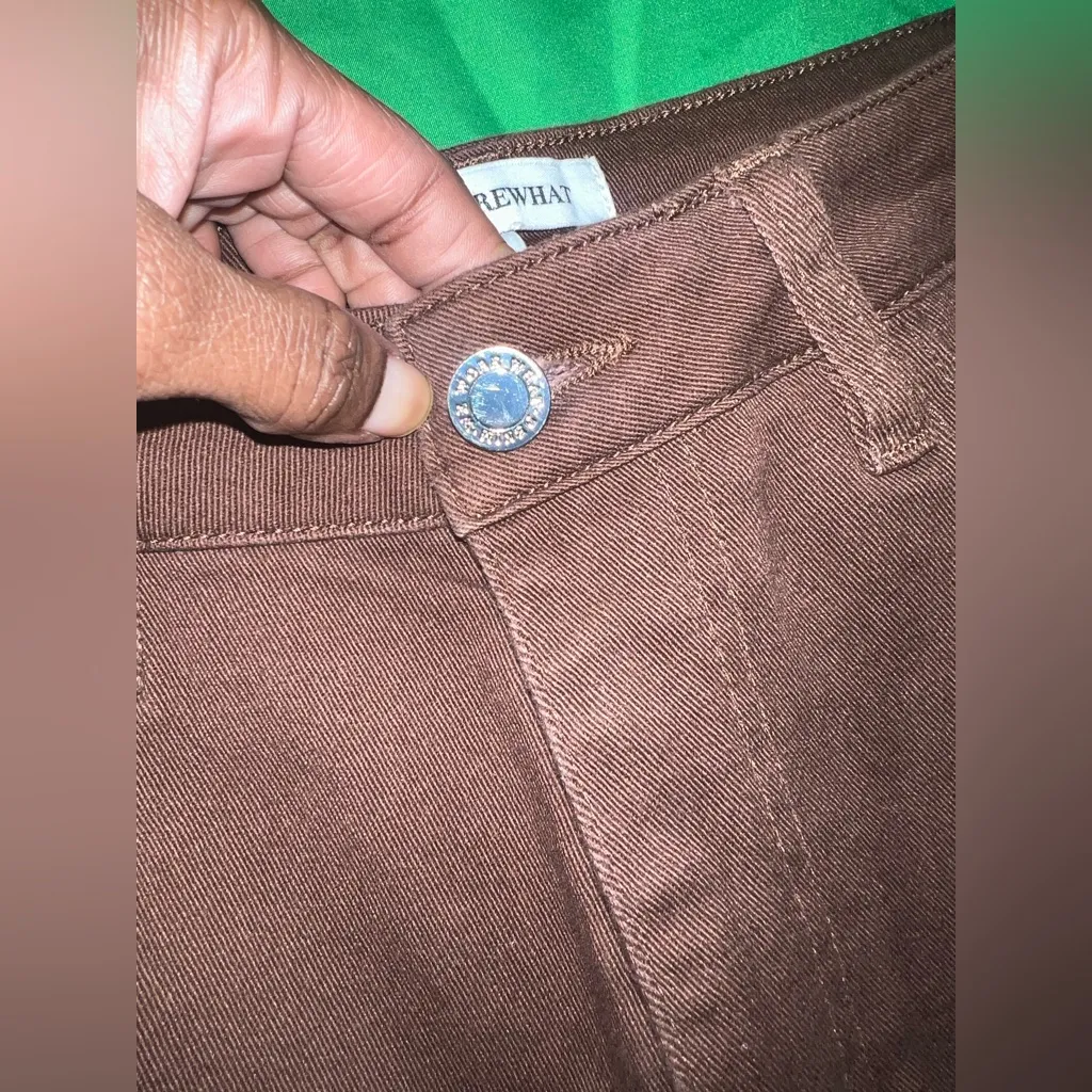 WeWoreWhat Icon Classic Brown Women's Straight Leg Jeans size 31 - Image 7